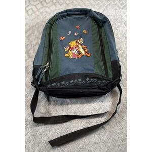 Disney Winnie The Pooh green/blue Tigger Piglet Pooh Bear Backpack